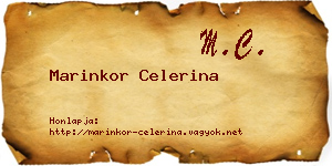 Marinkor Celerina névjegykártya